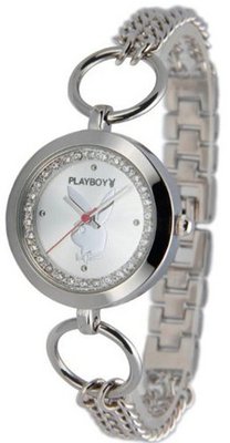 Playboy Quartz PBH0519-SL with Metal Strap