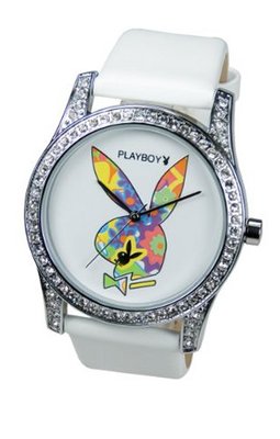 Playboy White Strap Ladies Designer Fashion PB0307WHB