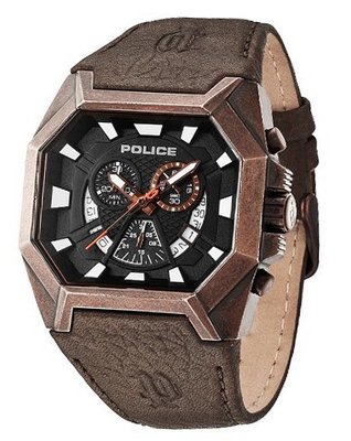 Police 13837JSQBR-02 Huntes Chronograph Brown