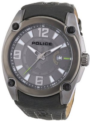 Police 13891JSU-61 Adventure Grey Leather Strap