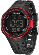 Police 13904JPBRD-02 Indicator Black Plastic Strap