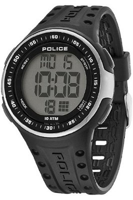 Police 13904JPBS-02 Indicator Black Plastic Strap