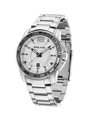 Police 13935JS-04M Victory Silver Steel Bracelet