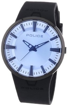 Police 14003JSB-04 Dakar Light Grey Rubber Strap