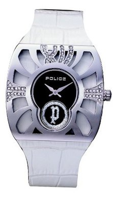 Police White Crocodile Leather PL11184MS02