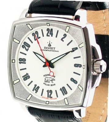 Poljot International 24 Std Anzeige Polar Bear