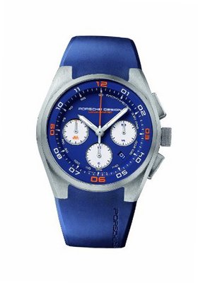 Porsche Design Dashboard Automatic , ETA 7753, Cronograph, Titanium, Blue
