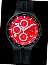 Porsche Design Flat 6 P'6360 Automatic Chrono - Red - ETA 7750