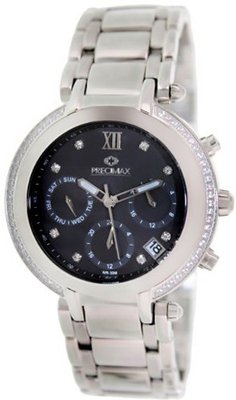 Precimax Glimmer Elite PX13347 Silver Stainless-Steel Mother-Of-Pearl Dial Swiss Chronograph