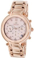 Precimax Glimmer Elite PX13348 Rose-Gold Stainless-Steel Mother-Of-Pearl Dial Swiss Chronograph