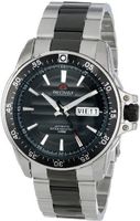 Precimax PX13196 Propel Automatic Black Dial Two-Tone Stainless-Steel Band