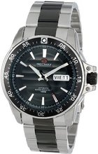 Precimax PX13196 Propel Automatic Black Dial Two-Tone Stainless-Steel Band