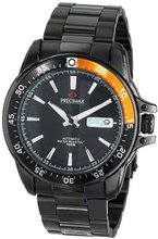 Precimax PX13201 Vintage Automatic Black Dial Black Stainless-Steel Band