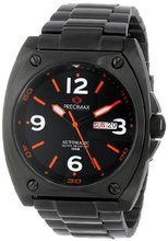Precimax PX13213 Fortis Automatic Black Dial Black Stainless-Steel Band