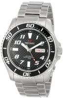 Precimax PX13221 Aqua Classic Automatic Black Dial Silver Stainless-Steel Band