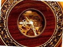 17 Jewel Wood Inlay Mechanical Pocket