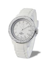 Premiership Football Bliss Quartz with White Dial Analogue Display and White Silicone Strap LA3789