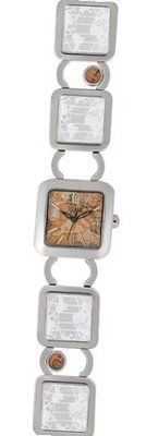 Prima Classe PCD 773/VM Stainless Steel Square Geo-Design Dial