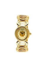 Prima Classe PCD 830/1EM Gold PVD Geo-Design Crystal