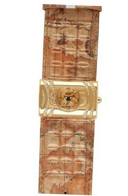 Prima Classe PCD 843S/1VR Gold PVD Rectangular Geo-Design Crystal Patent