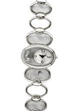 Prima Classe PCD 876/FM Stainless Steel Oval Silver Geo-Design