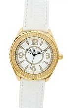Prima Classe PCD 924S/1BB Gold PVD White Dial Crystal