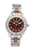 Prima Classe PCD 943S/UM Round Stainless Steel Brown Dial Crystal