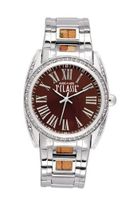 Prima Classe PCD 946S/UM Round Stainless Steel Brown Dial Crystal