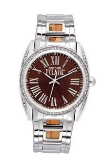 Prima Classe PCD 946S/UM Round Stainless Steel Brown Dial Crystal