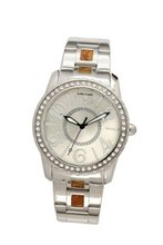 Prima Classe PCD 958S/FM Round Stainless Steel Swarovski Silver Dial