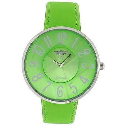 Prince London Jumbo Dial Green Strap Ladies PI-2016