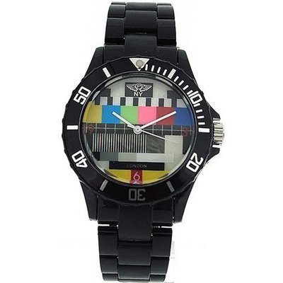 Prince London Rotating Bezel TV Black Strap Ladies Sports PL2038