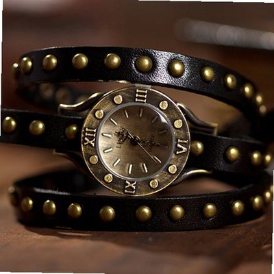 5 Colors Retro Stylish 3 Coil Winding Casual Bracelet Bangle