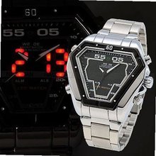 5 Colors WEIDE LED Digital Analog Alarm Day Date S/Steel Sport Waterproof - JUST ARRIVE!!!