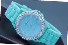 Geneva Diamonds Silicone ladies women men students Crystal Jelly es - JUST ARRIVE!!!