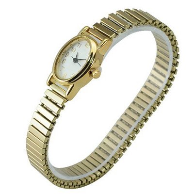 New Metal Hinge Band Quartz Movement Wrist - Gold - JUST ARRIVE!!!