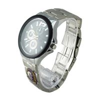 Stylish Simple Graceful Stainless Steel Round Dial Quartz Movement Wrist -Silver and Black - JUST ARRIVE!!!