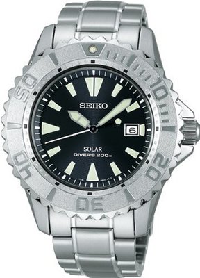SEIKO ProspEx diver scuba solar ppm backlash prevention bezel black SBDN009 
