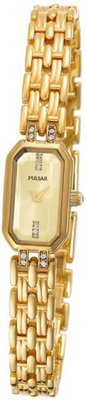 Pulsar PEX540 Crystal Accented Gold-Tone Stainless Steel