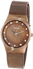 Pulsar PH8055 Analog Display Japanese Quartz Brown