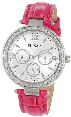 Pulsar PP6107 Analog Display Japanese Quartz Pink
