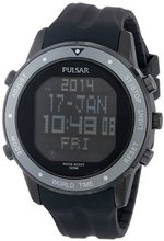 Pulsar PQ2019 Digital Display Japanese Quartz Black