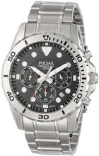 Pulsar PT3209X Analog Display Japanese Quartz Silver