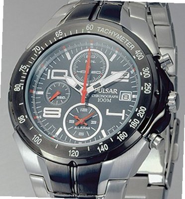 Pulsar Sport Alarm-Chronograph with Tachymeter