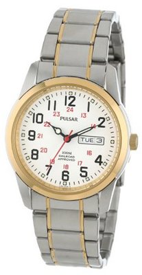 Pulsar Two-Toned With White Dial