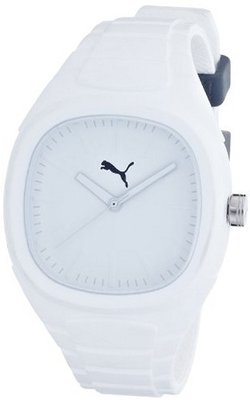 Puma Bubble Gum Large White Dial White Silicone Unisex PU102881002