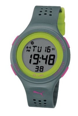 Puma Faas 200 Digital Dial Grey Silicone Unisex PU910931005
