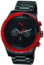 Puma Fast Track PU102821005 Black Stainless-Steel Quartz with Black Dial