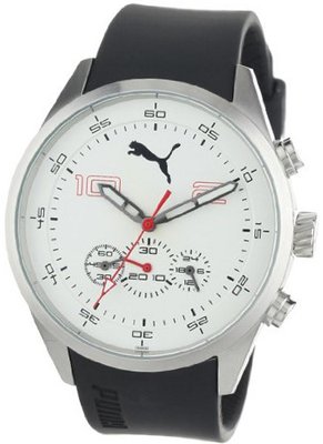 PUMA PU102451002 Counter Chronograph Silver White