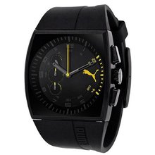 Puma Screen Chronograph Black Dial Black PVD PU102471002